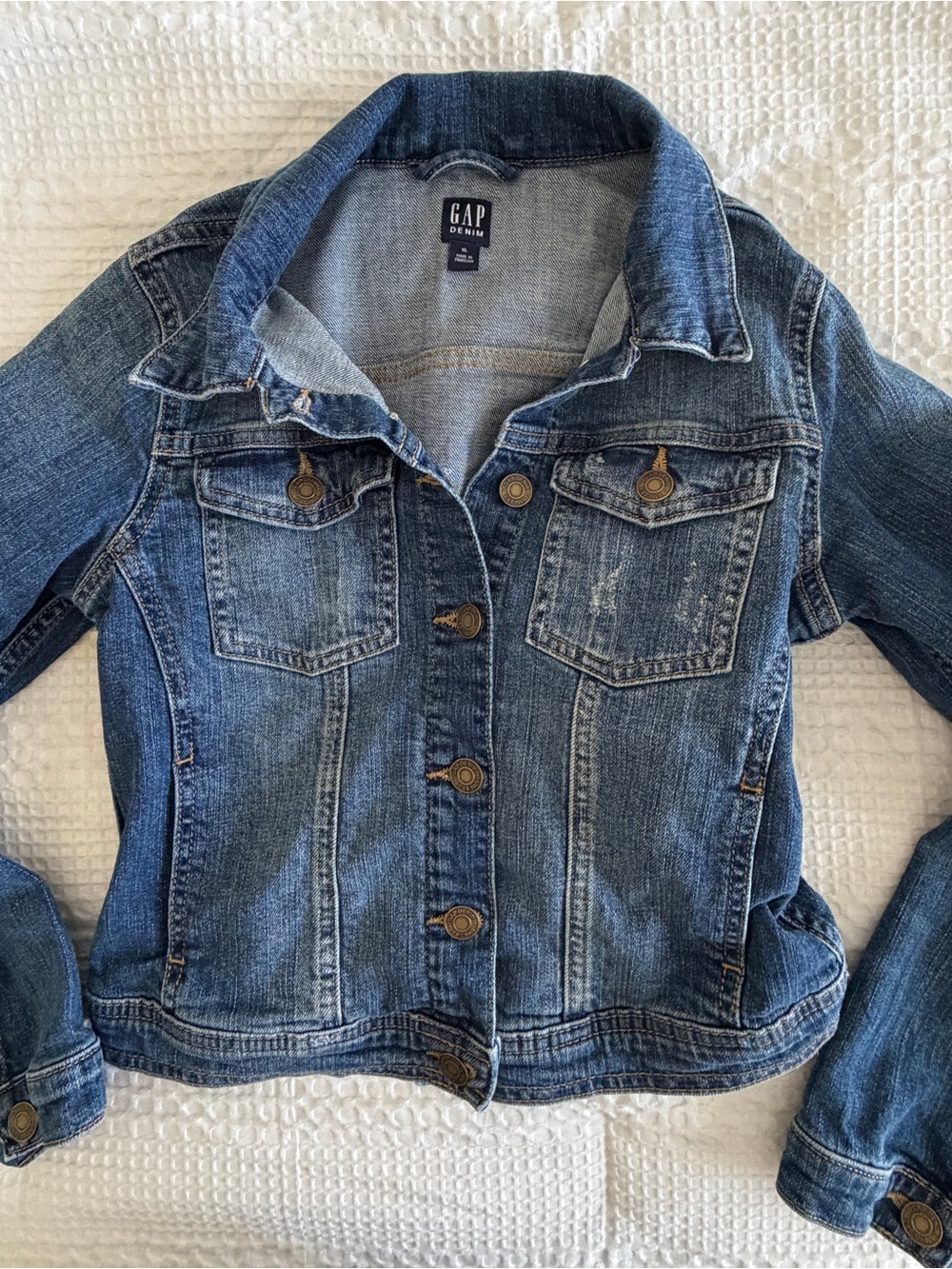 GAP‎ Kids Classic Blue Denim Jacket XL